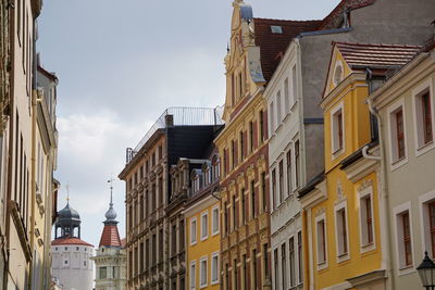 Low angle view of building against sky