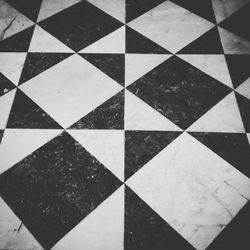 Full frame shot of tiled floor