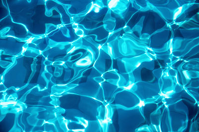 Full frame shot of water in swimming pool