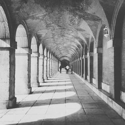 Corridor of building