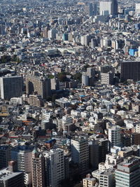 Aerial view of city