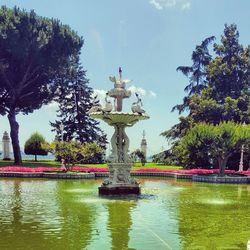 Fountain in park