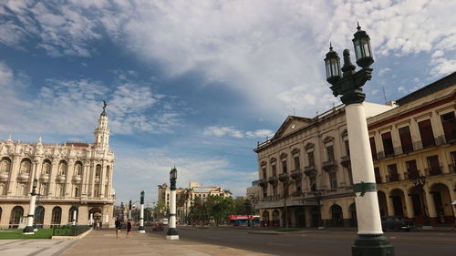 View of buildings in town