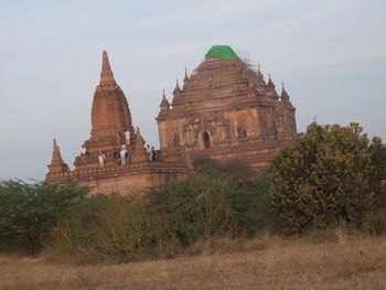 View of temple against sky