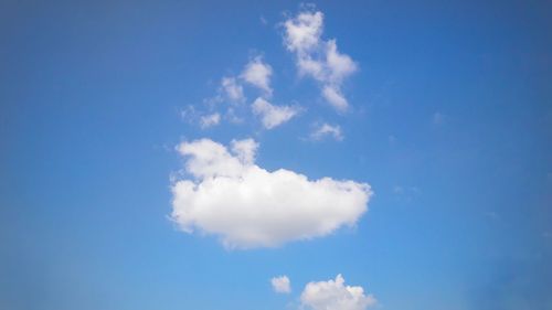 Low angle view of clouds in sky
