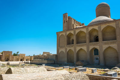 Historic building against blue sky