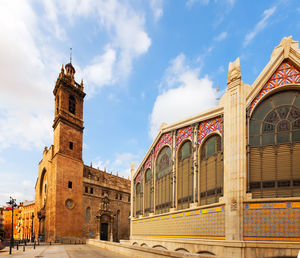 Low angle view of historic building against sky