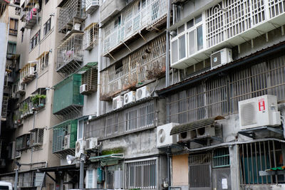 Low angle view of apartment building