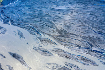 Full frame shot of snow covered landscape