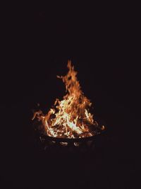 Fire in the dark