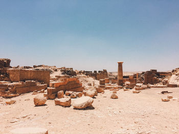 Old ruins against sky