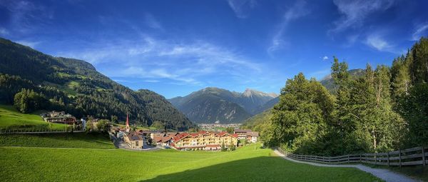 Hotel  view of mountains against sky