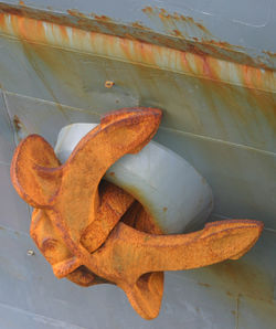 Close-up of rusty metal