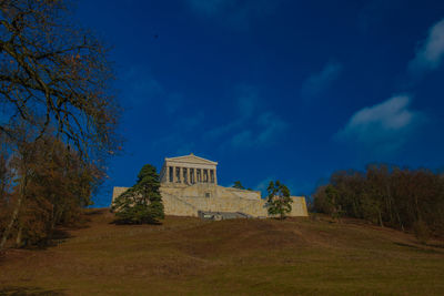 Low angle view of building against sky