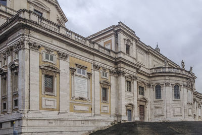 Low angle view of historical building