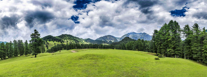 Panoramic view of landscape against sky