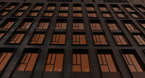 Low angle view of modern building