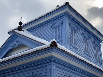 Low angle view of building against sky