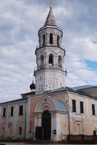 Low angle view of historic building against sky