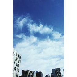 Low angle view of cloudy sky