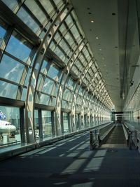 Interior of empty airport