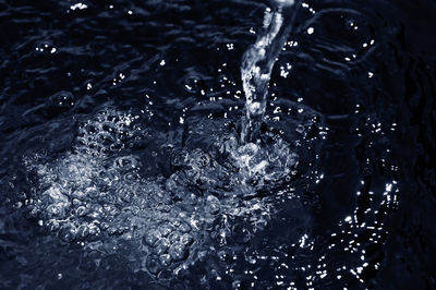 Full frame shot of water splashing