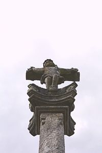 Low angle view of statue