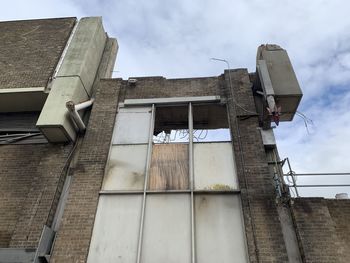 Low angle view of building against sky