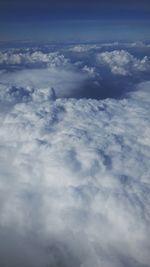 Low angle view of cloudy sky