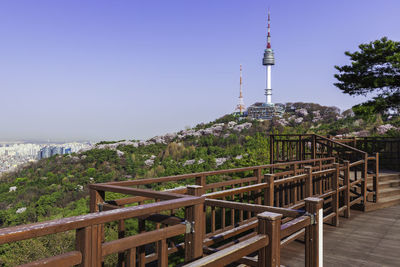 View of building against clear sky