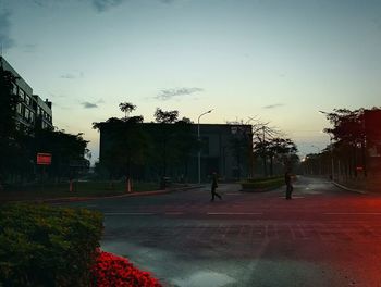 View of trees against sky