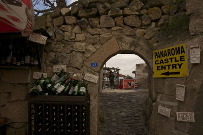 Information sign on wall