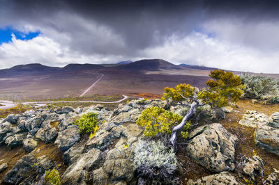 La plaine des sables, volcano area, reunion island