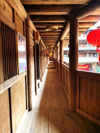 Corridor of building