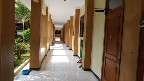 Corridor of building