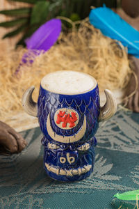 Close-up of drink on table