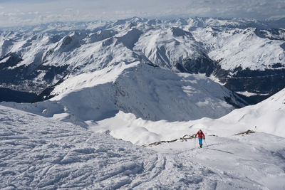 Skitouring near davos