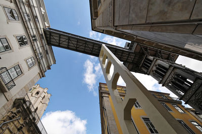 Low angle view of buildings against sky