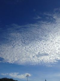 Low angle view of clouds in sky