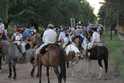 People on ground