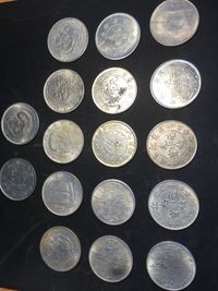 Close-up of coins