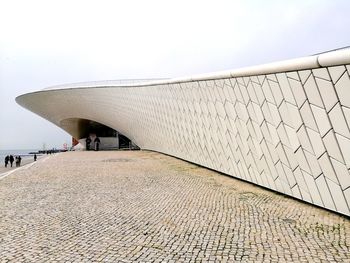 View of bridge against clear sky