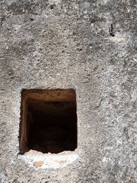 Close-up view of brick wall