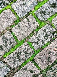 Full frame shot of stone wall