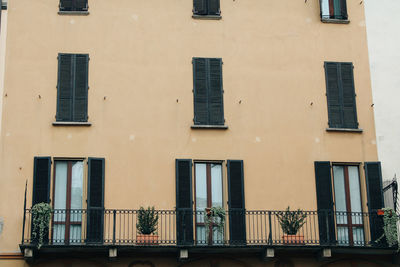 Low angle view of residential building