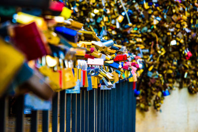 The lock of love at pécs, hungary