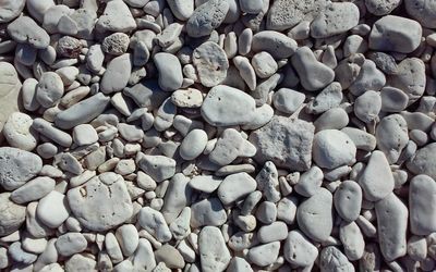 Full frame shot of pebbles