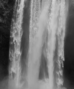 Scenic view of waterfall