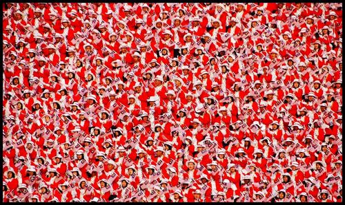 Full frame shot of red background