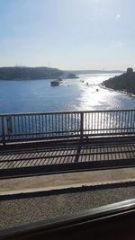 Pier on sea against sky